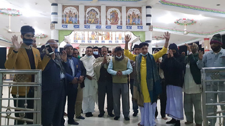 শরীয়তপুর জেলা কেন্দ্রীয় মন্দিরে রোগমুক্তি কামনায় প্রার্থনা