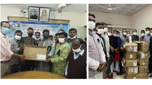উপমন্ত্রী শামীমের পক্ষে নড়িয়া-সখিপুরের শিক্ষাপ্রতিষ্ঠানে ১ লাখ মাস্ক বিতরণ