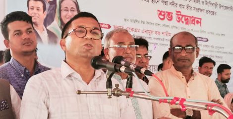 সারাদেশে নদীভাঙন রোধে পর্যায়ক্রমে স্থায়ী প্রকল্প হচ্ছে : এনামুল হক শামীম