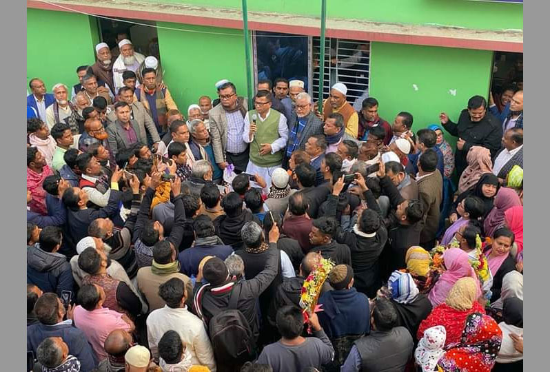 ভোট বিপ্লবের মাধ্যমে জনগণ আ.লীগকে বিজয়ী করে দেখিয়ে দিয়েছে : এনামুল হক শামীম এমপি
