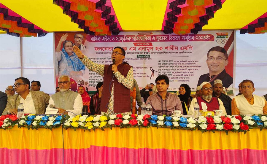 শেখ হাসিনা ভবিষ্যৎ প্রজন্মের জন্য কাজ করছেন : এনামুল হক শামীম