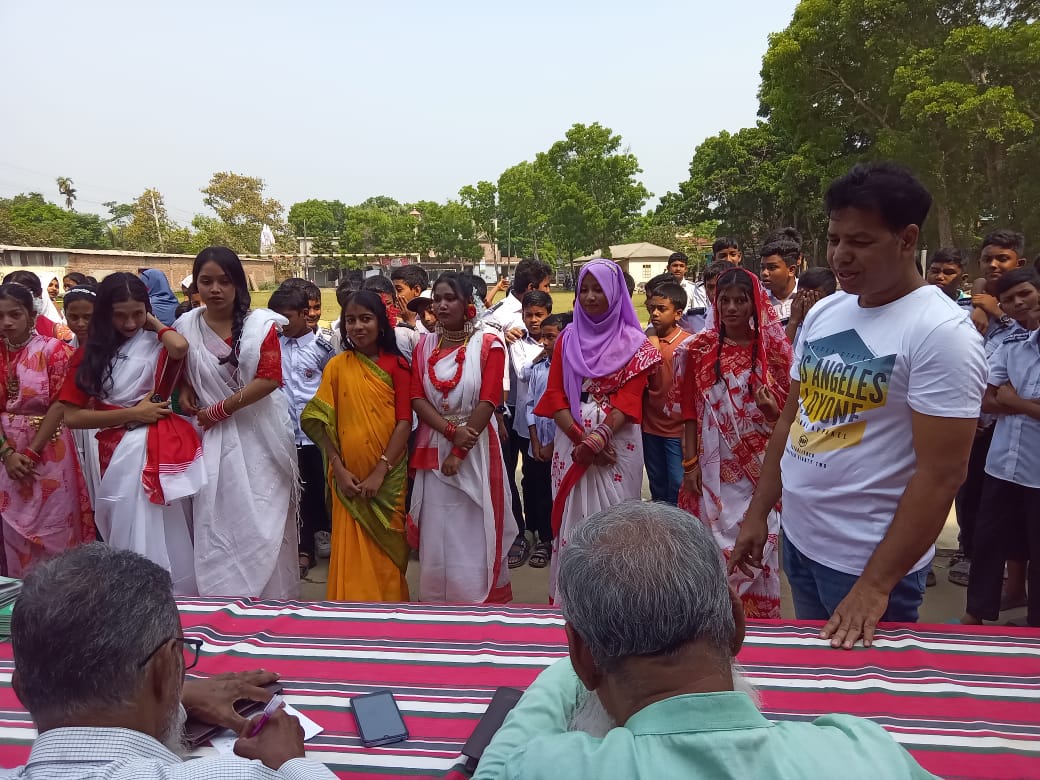 গোসাইরহাটের নাগেরপাড়া স্কুল এন্ড কলেজে পহেলা বৈশাখ পালিত