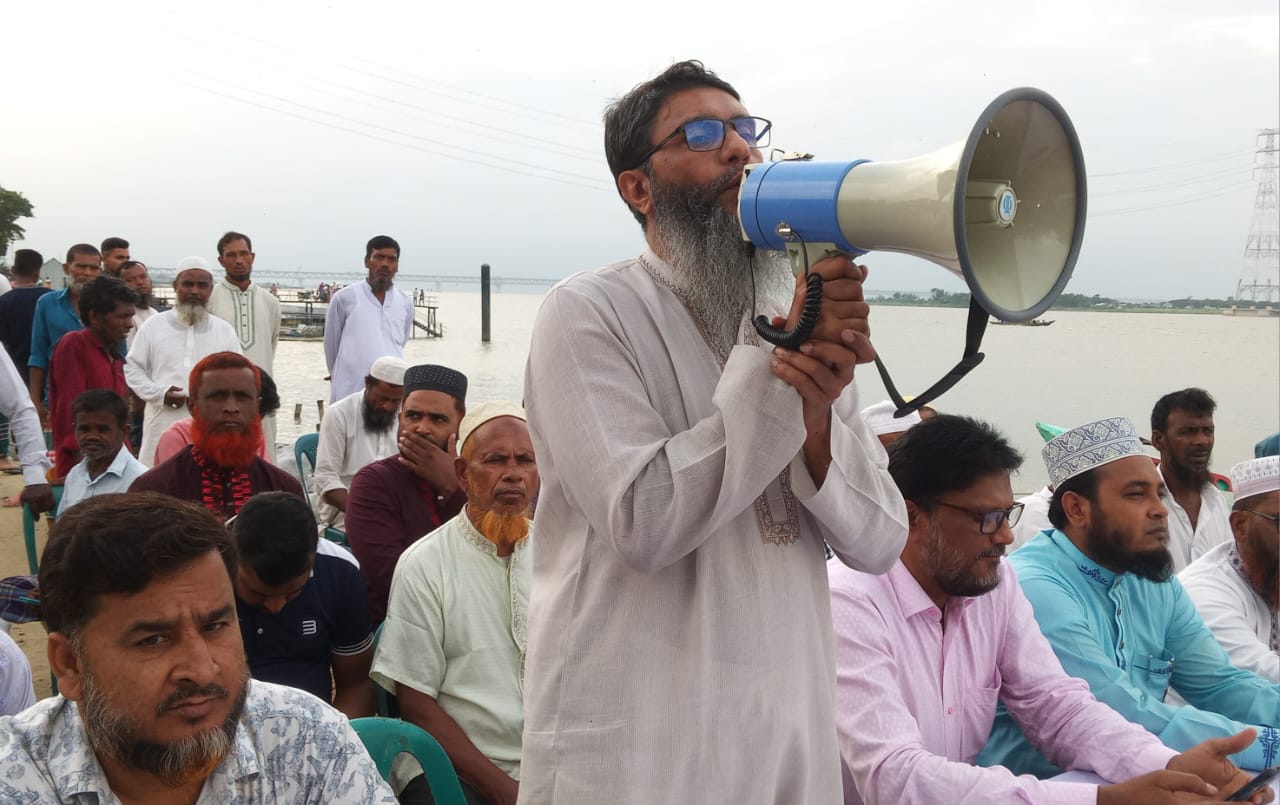 পদ্মাসেতু দক্ষিন প্রান্তে নদী ভাঙ্গন প্রতিরোধে দ্রুত ব্যাবস্থা গ্রহনে জামায়াতে ইসলামীর মতবিনিময় সভা