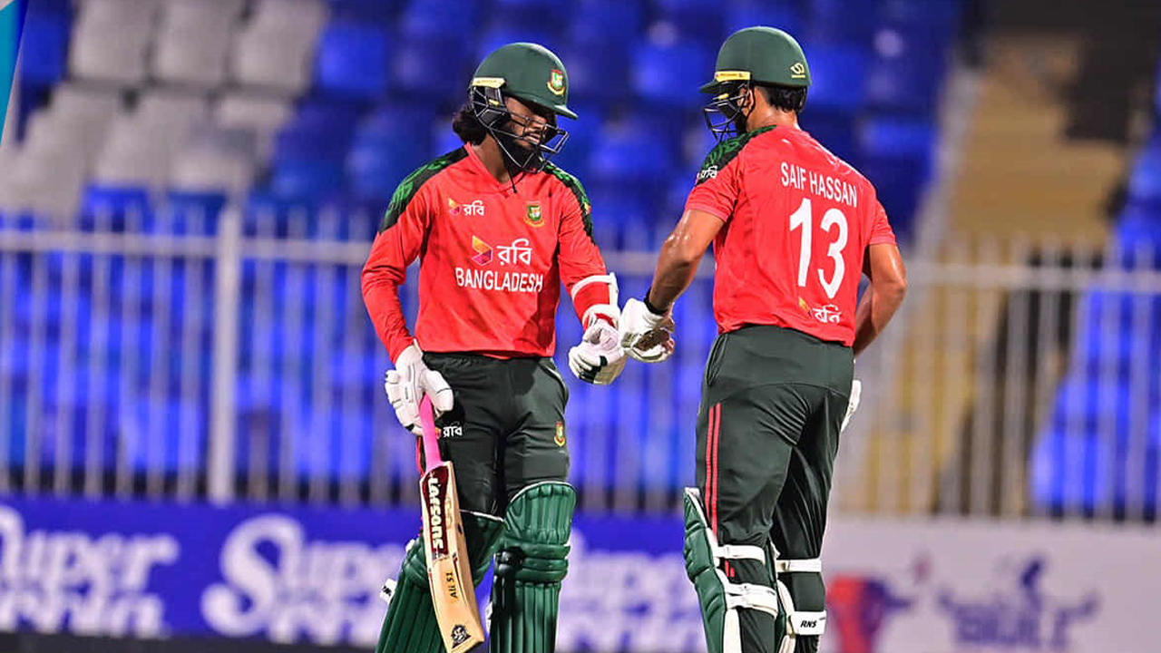 শারজাহতে রুদ্ধশ্বাস জয়ে আফগানিস্তানকে ২ উইকেটে হারিয়ে এক ম্যাচ হাতে রেখেই সিরিজ নিশ্চিত করল বাংলাদেশ