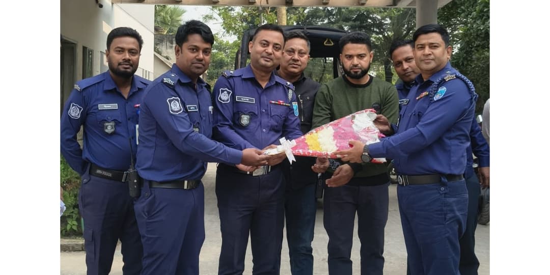 নড়িয়া থানার নতুন ওসি হিসেবে যোগদান করলেন মো. বাহার মিয়া