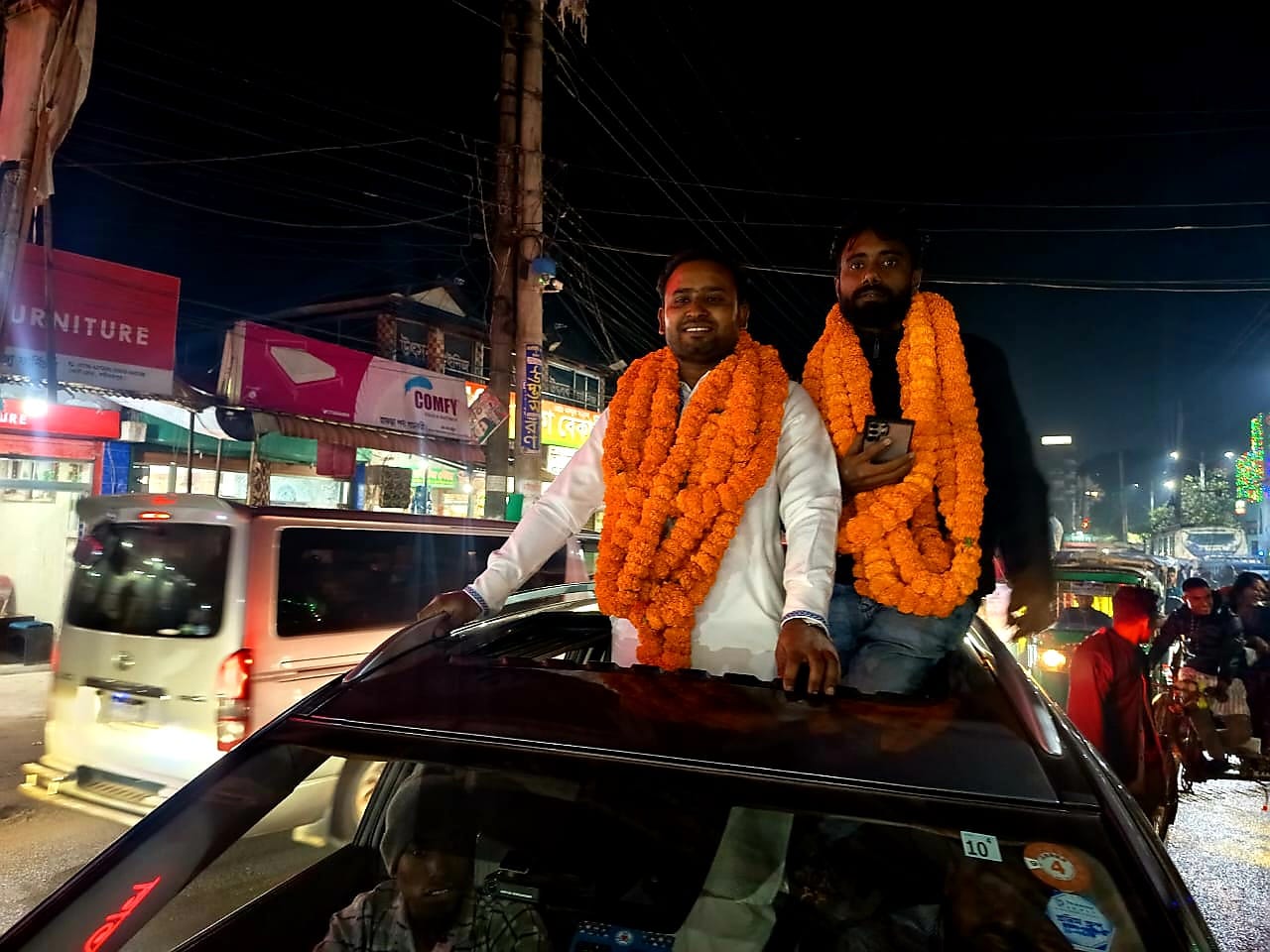 শরীয়তপুরে এনসিপির বিজয় র‍্যালী অনুষ্ঠিত