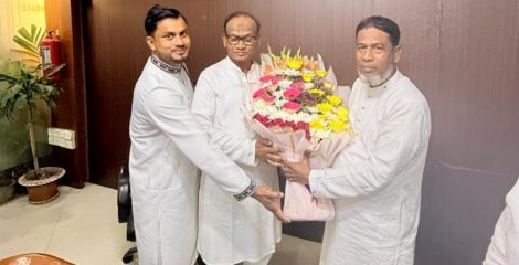 শরীয়তপুর-১ আসনের এমপি সাঈদ আহমেদ আসলামকে মাহাবুব আলম টিটু আকনের শুভেচ্ছা ও অভিনন্দন