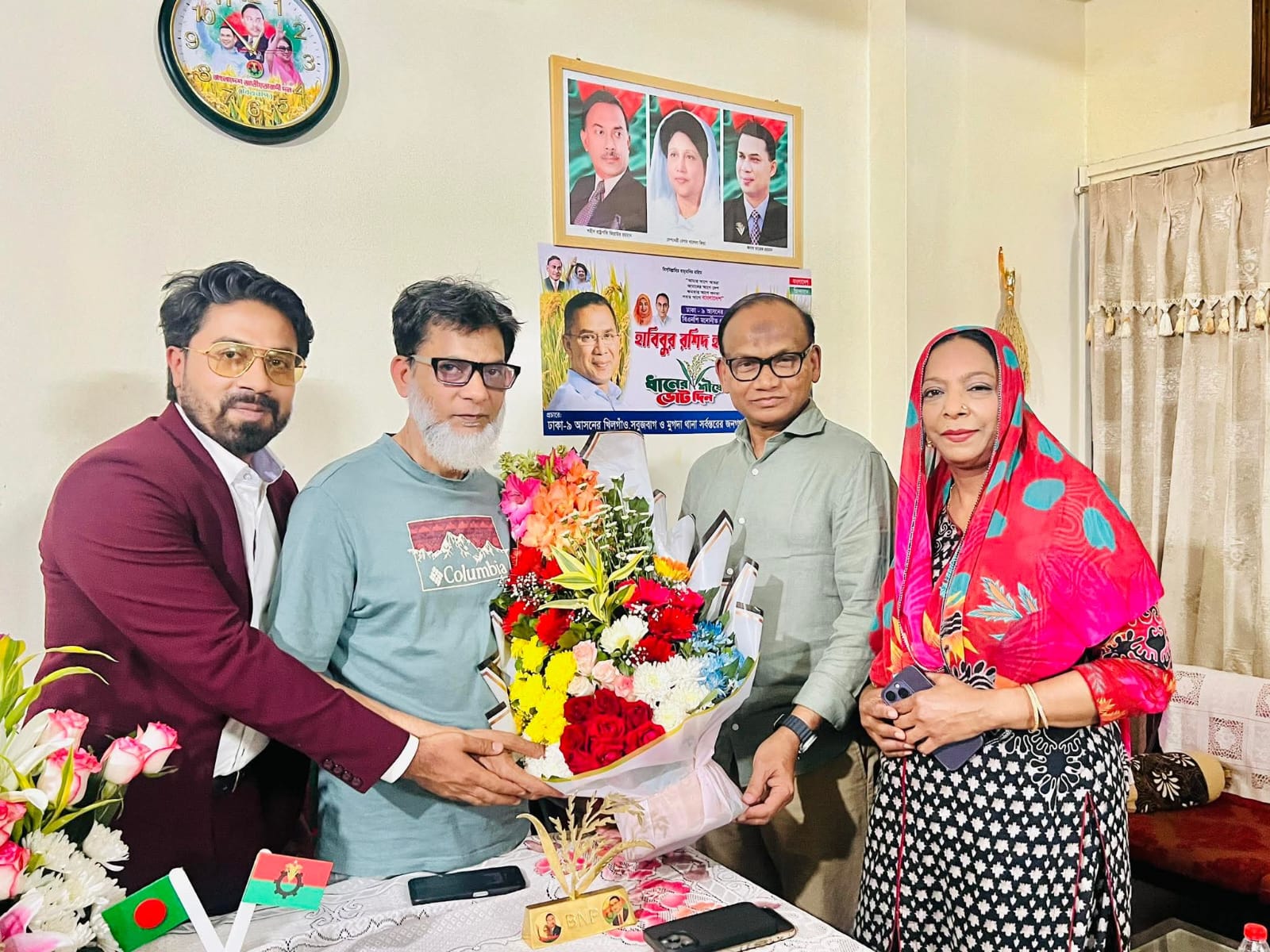 প্রতিমন্ত্রী হাবিবুর রশিদ হাবিবকে এমপি সাঈদ আহমেদ আসলামের শুভেচ্ছা ও অভিনন্দন