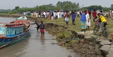 পদ্মার ভাঙনে বিপর্যস্ত শরীয়তপুর