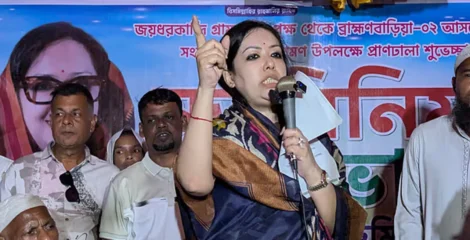ব্রাহ্মণবাড়িয়ায় ঘাস খাওয়াতেও চাঁদা দিতে হয়: রুমিন ফারহানা