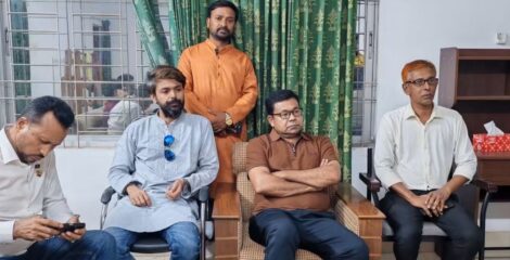মনির খানের সঙ্গে শরীয়তপুর জাসাস নেতাদের মতবিনিময়