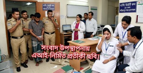শরীয়তপুর সদর হাসপাতালে নার্সকে মারধরের অভিযোগ, রোগীর স্বামী আটক