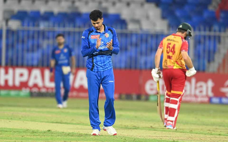 রশিদ-ইজাজের ঝড়ে জিম্বাবুয়েকে হারিয়ে সিরিজে এগিয়ে আফগানিস্তান