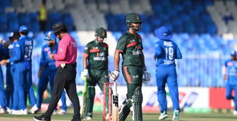 আফগানিস্তানের কাছে ৭ উইকেটে হেরে ত্রিদেশীয় সিরিজ থেকে বাংলাদেশের বিদায়