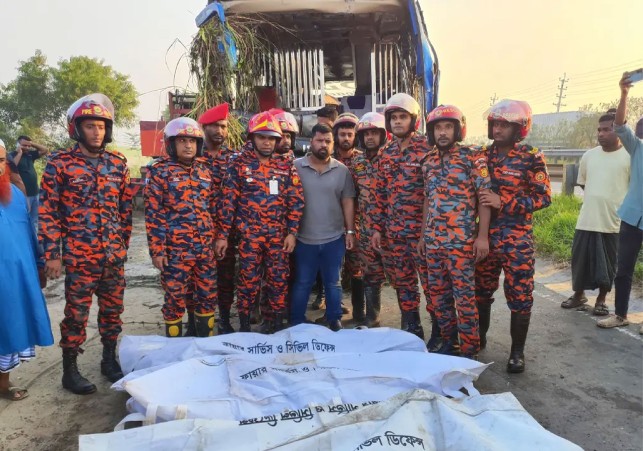 ঢাকা-মাওয়া এক্সপ্রেসওয়েতে বাস খাদে পড়ে ৩ জনের প্রাণহানি, আহত ১৬