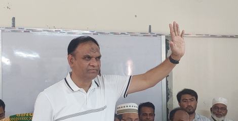 ডামুড্যার শিধলকুড়ায় খালের বিভাজন মিটিয়ে ঐক্যের আহ্বান হুইপ অপুর