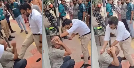 ধানমন্ডিতে ফুটপাতে প্রকাশ্যে মারধর: যুবক গ্রেপ্তার, নীরব দর্শকের ভূমিকায় থাকা পুলিশ কর্মকর্তা প্রত্যাহার